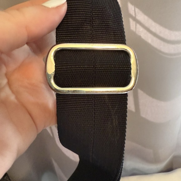 MZ WALLACE Pippa Black Quilted Zip Crossbody Bag Purse 3 Adjustable Straps - Picture 12 of 16